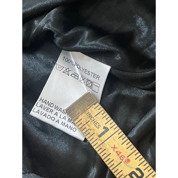 Forla Paris Dress Womens Small Black Abstract Short Sleeve Artsy Mod Boho City - Picture 8 of 11